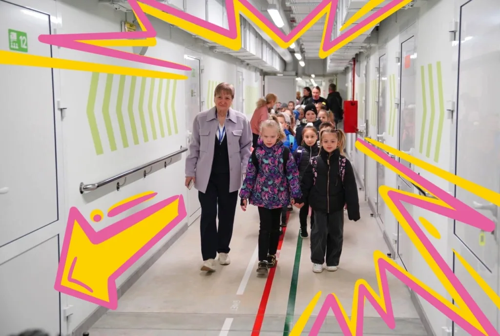 Сучасна підземна школа в Україні, збудована для безпечного навчання дітей під час війни.