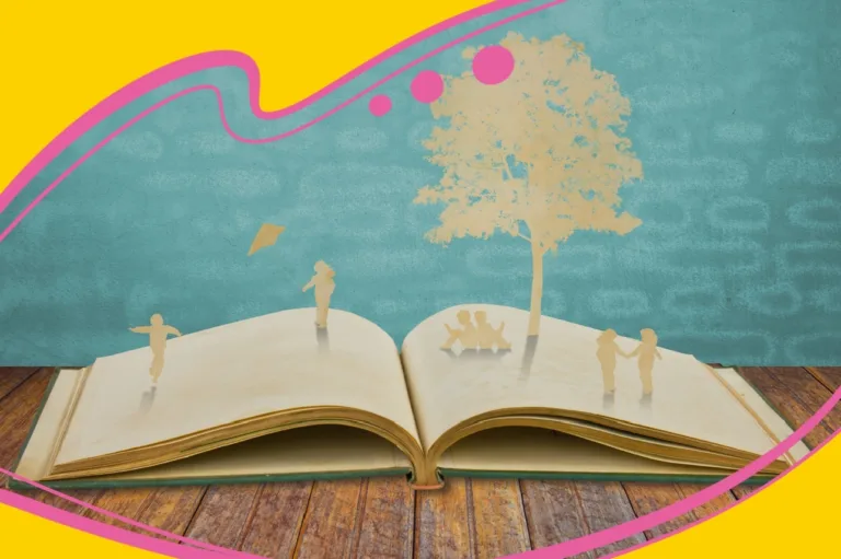 Дитина читає книгу з захопленням — символ Дня книги і авторських прав