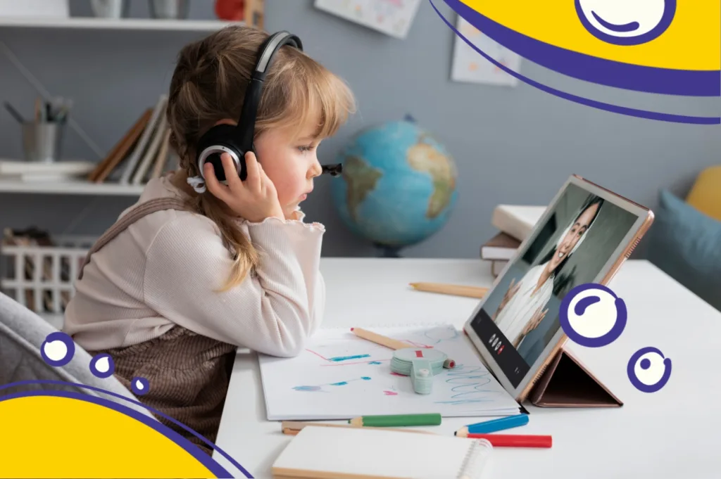 Дитина навчається онлайн у комфортному середовищі без стресу