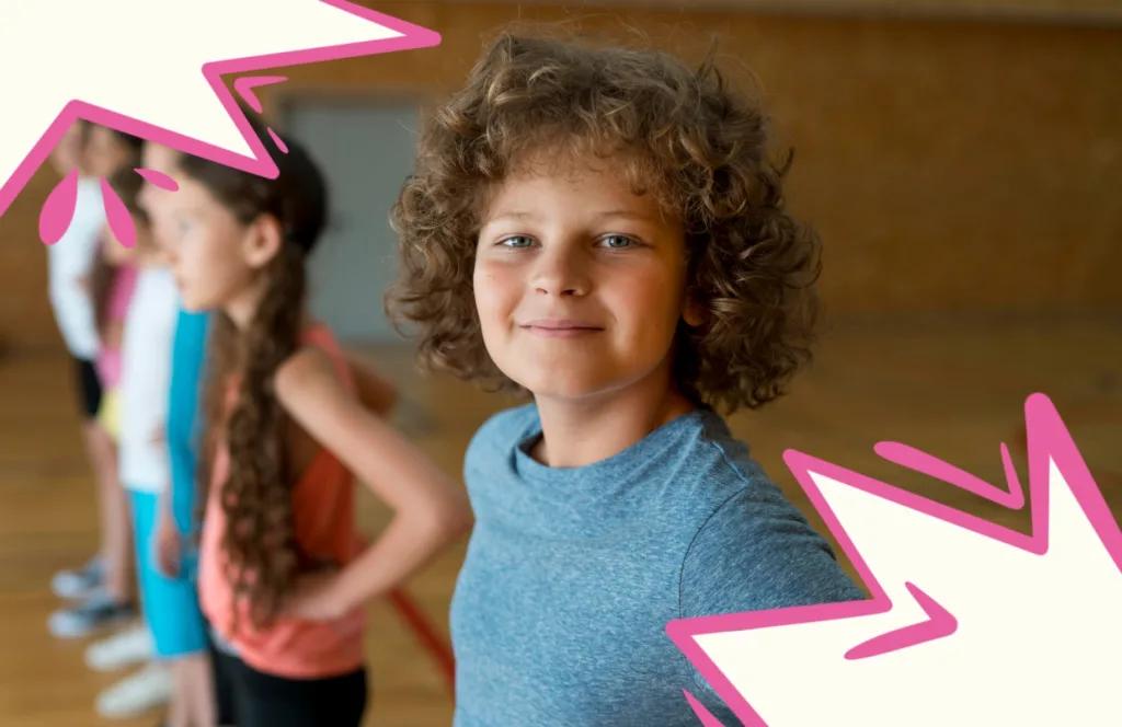 Діти виконують навчальне завдання під час руханки в класі