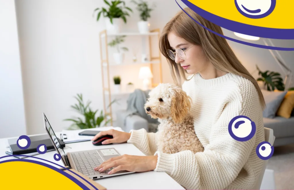 Дитина навчається вдома за ноутбуком під час дистанційного навчання